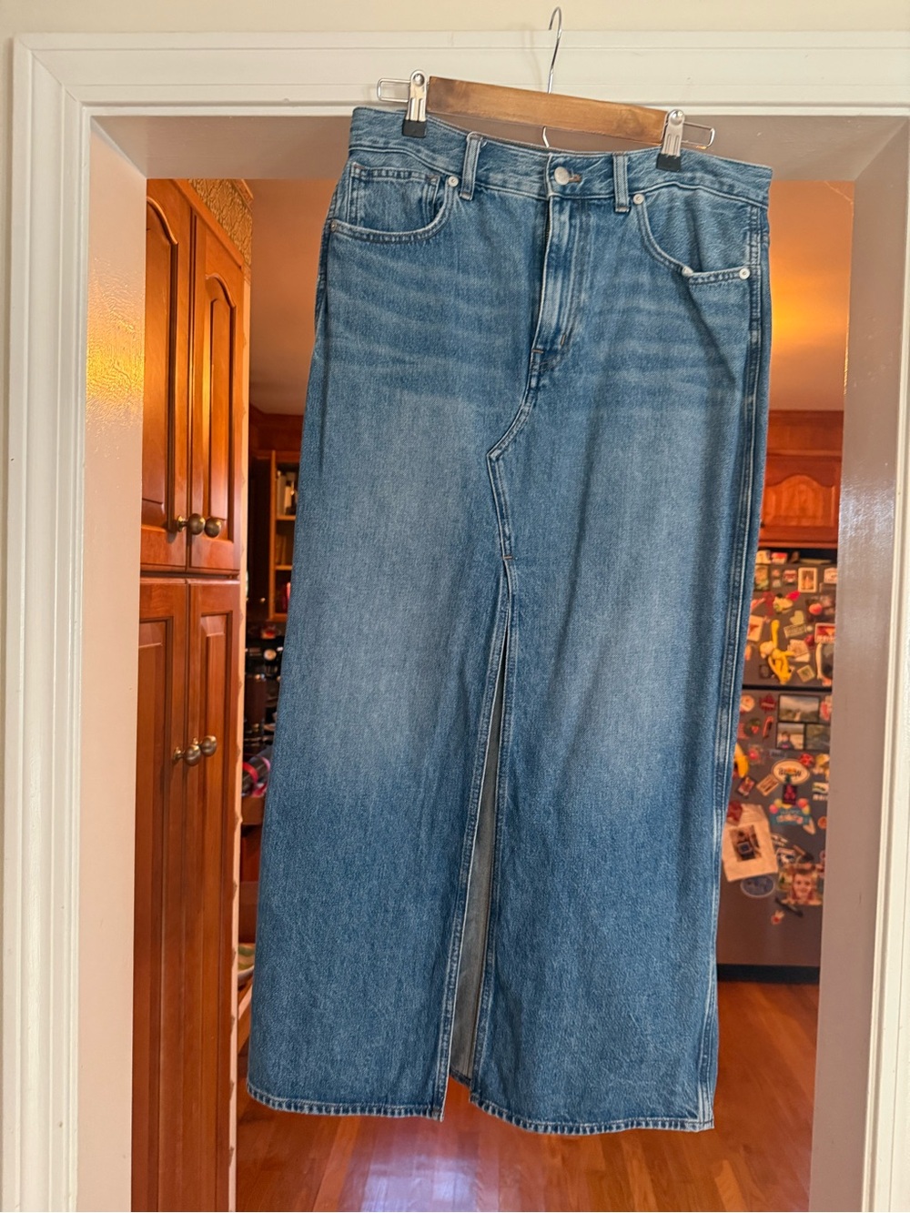 Madewell women’s Blue denim skirt